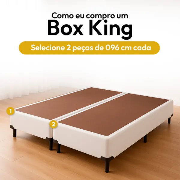 BASE CAMA BOX  KORANO MARROM