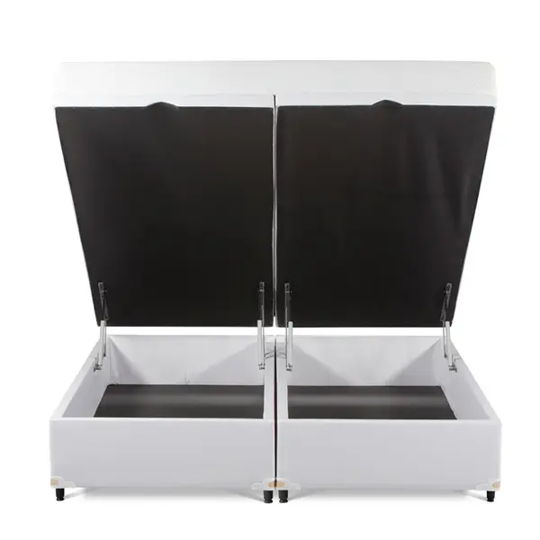 Cama Box Baú + Colchão na Caixa Smart Comfort Firme (5 Anos de Garantia)