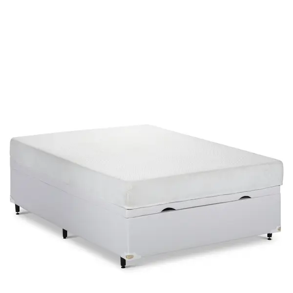 Cama Box Baú + Colchão na Caixa Smart Comfort Firme (5 Anos de Garantia)