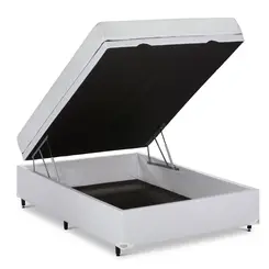 Cama Box Baú + Colchão na Caixa Smart Comfort Firme (5 Anos de Garantia)