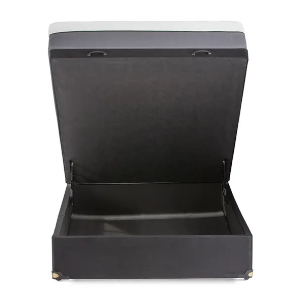 Cama Box Baú + Colchão na Caixa Original Conforto Intermediário - 12 Anos de Garantia