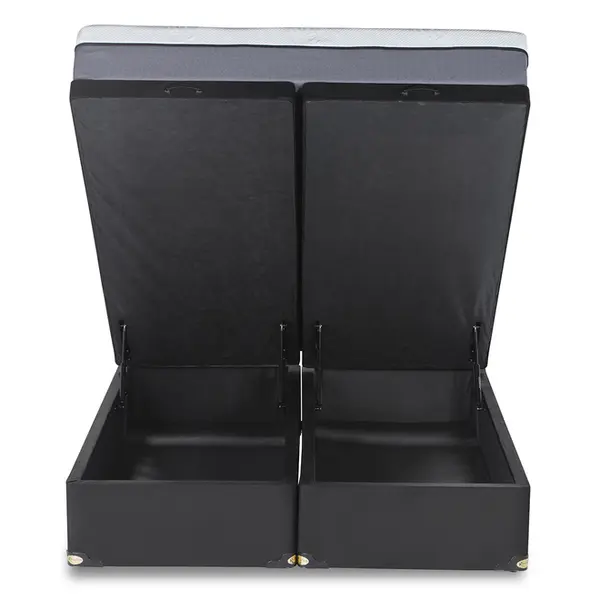 Cama Box Baú + Colchão na Caixa Original Conforto Intermediário - 12 Anos de Garantia