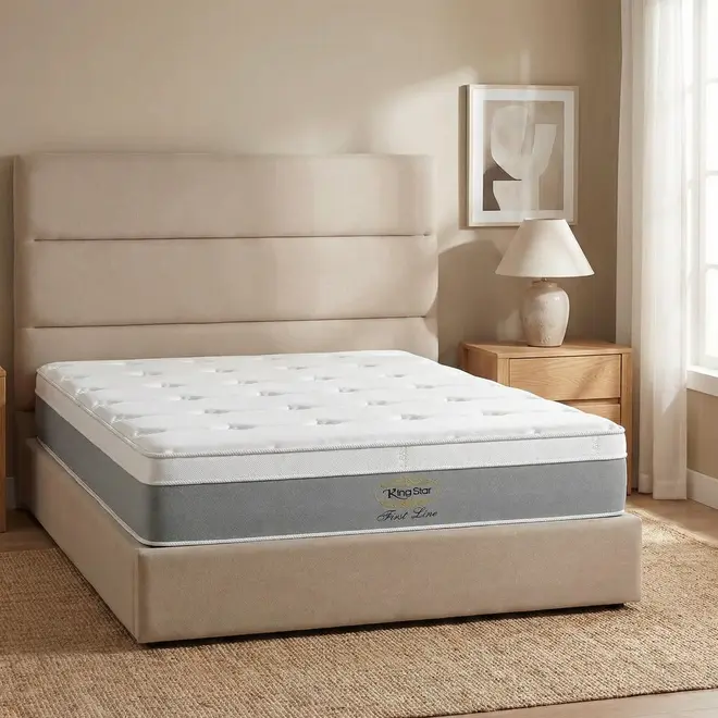 Colchão King Star Firme Molas Ensacadas First Line New