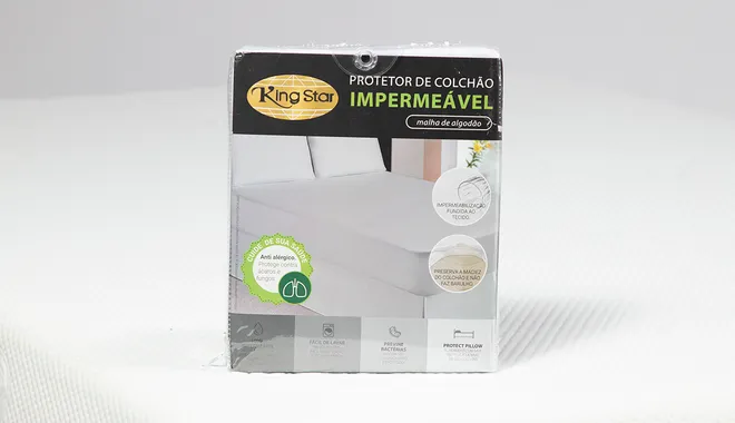 Protetor de Colchão Impermeável de Malha