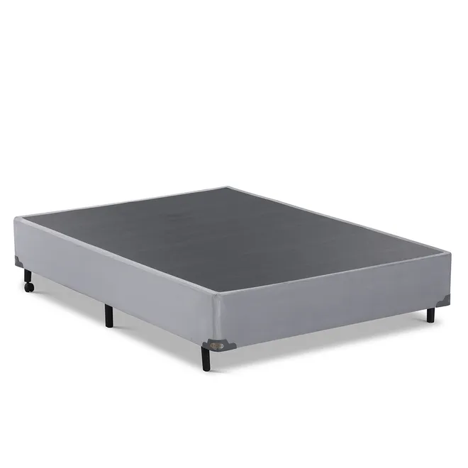 Base Cama Box King Star Veludo Alumínio
