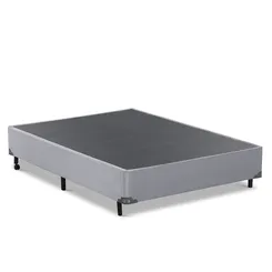 BASE CAMA BOX VELUDO ALUMÍNIO