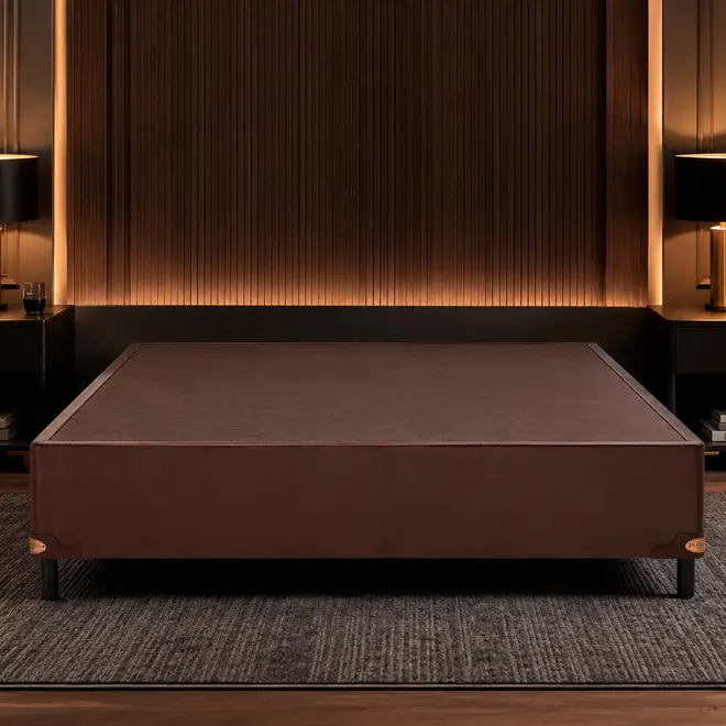 Base Cama Box Korano Marrom King Star