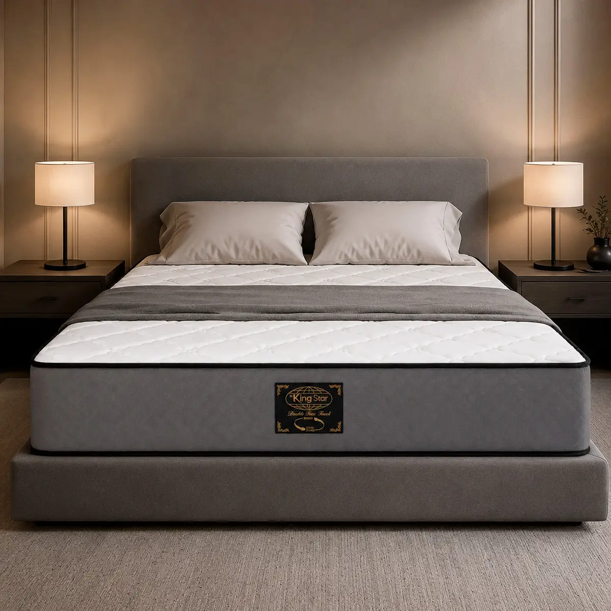 Colchão King Star Duplo Conforto Firme e Extra Firme Double Firm Touch