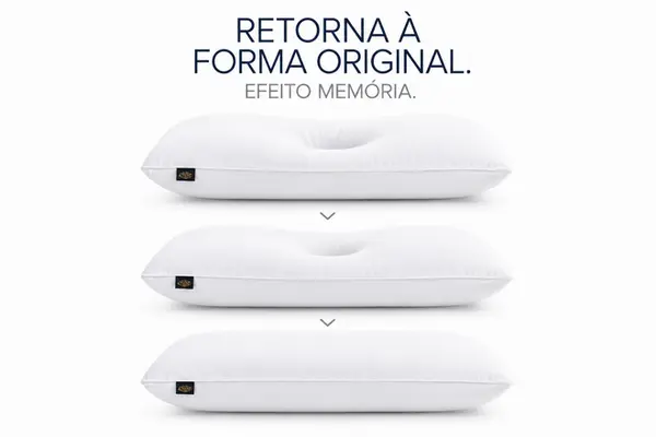 Travesseiro King Star Memory Foam Premium