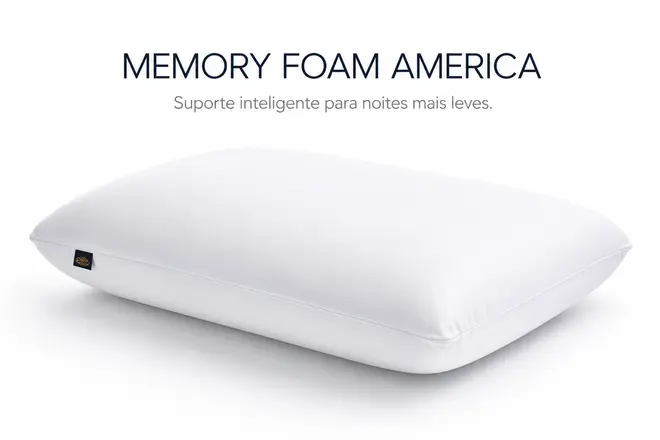 Travesseiro King Star Memory Foam Premium