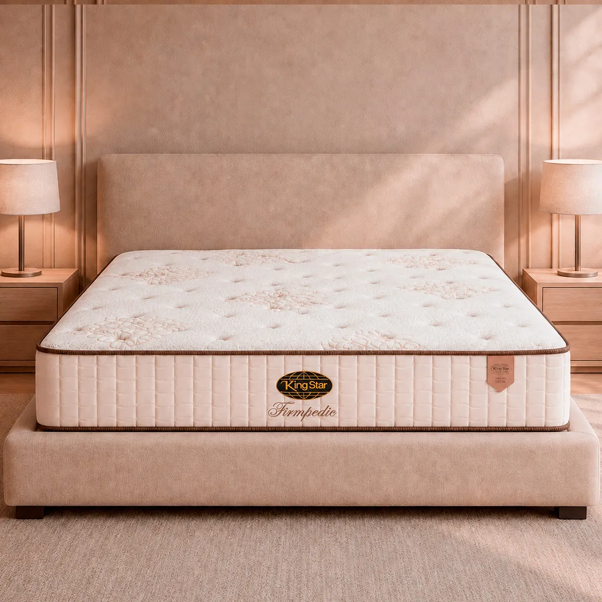 Colchão King Star Firme Molas Ensacadas Firmpedic Desert