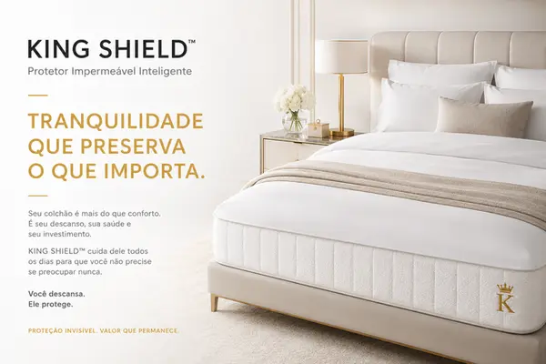 KING SHIELD Premium Protetor Impermeavel Inteligente