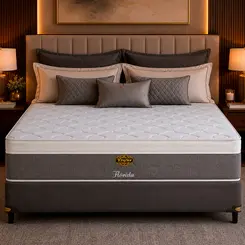【美品】SIMS KING 159 Conjunto Cama Box Florida Molas Ensacadas | King Star