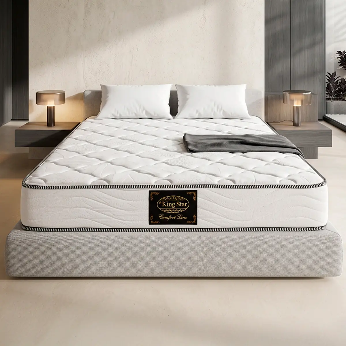 Colchão King Star Macio Molas Ensacadas Comfort Line