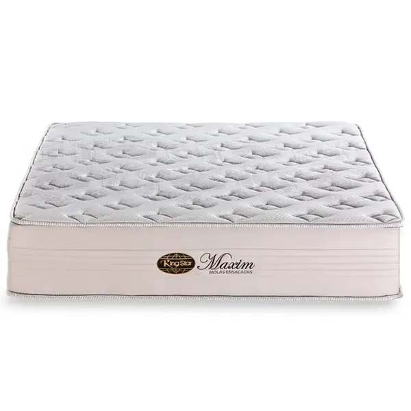 Colchão King Star Conforto Intermediário Molas Ensacadas Maxim