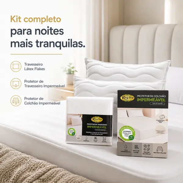 Kit Descanso Completo Latex Flakes