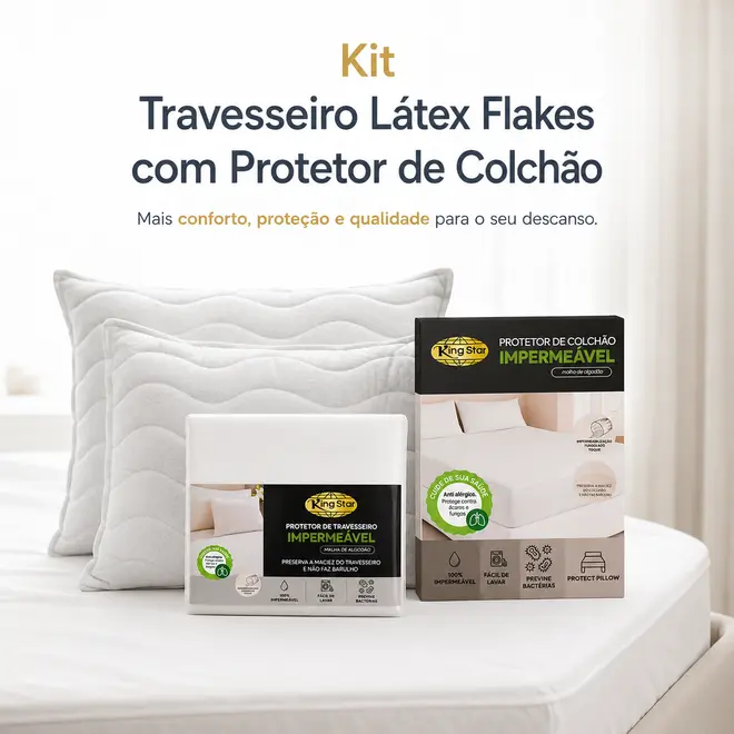 Kit Descanso Completo Latex Flakes